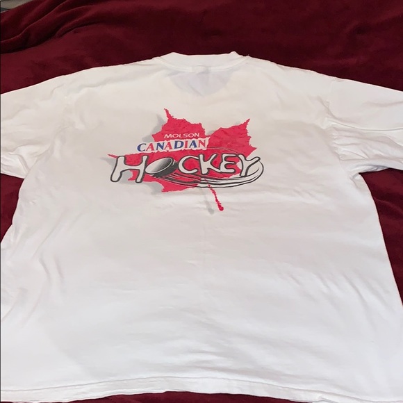 Vintage Molson Canadian hockey tee shirt - Picture 2 of 4